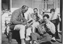 Hitchcock et des amis (vers 1926)