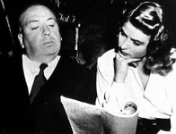 Hitchcock et Ingrid Bergman